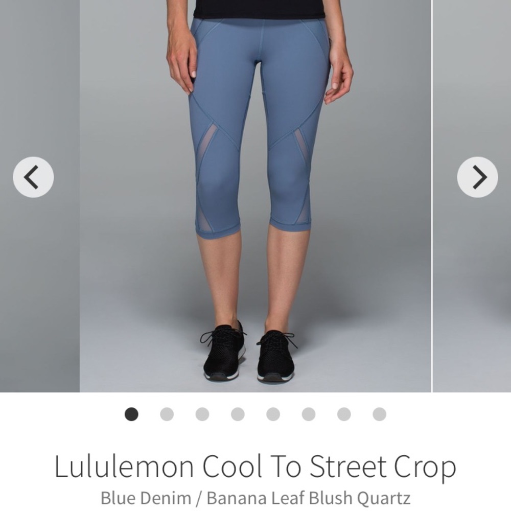 Lululemon cool to street crop!